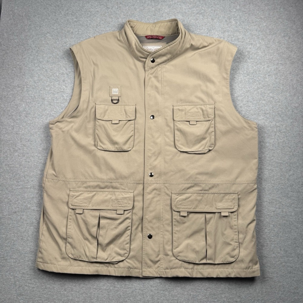 Tilley Endurables Vest Mens XXL Different Drummer Legends Travel Safari Canada